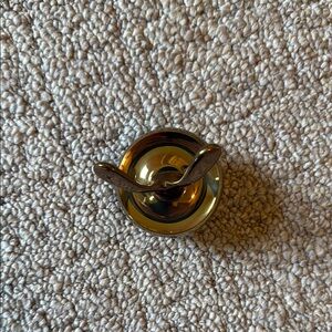 Shiny Brass Metal Wall Hook